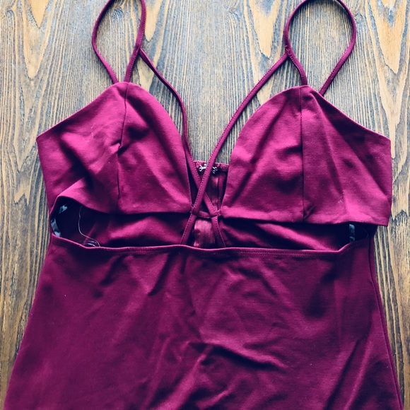 NWT** Dark red strappy dress ! - Picture 3 of 6